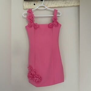 ELLIATT TROMPE DRESS PINK SIZE SMALL